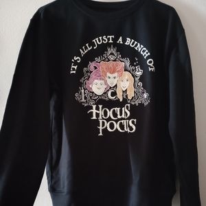 Hocus Pocus Black Sweatshirt Halloween Movie Pop Culture